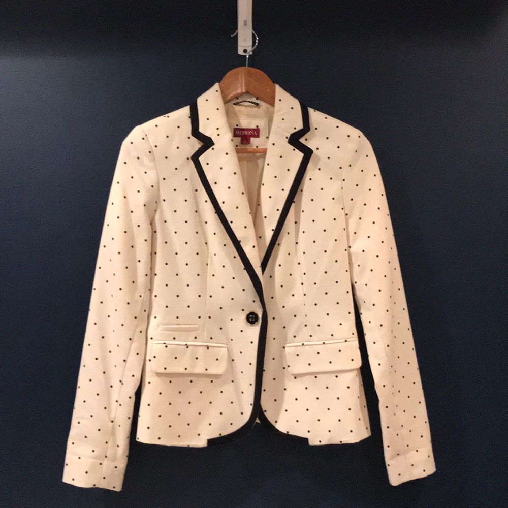 Polka-Dot Blazer